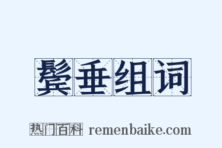 鬓垂组词是什么意思的图片